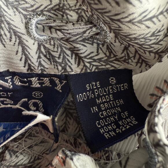 Givenchy for chesa VTG Botanical Print 70s Button Up Puff Sleeve Blouse Shirt 8 - Picture 6 of 10